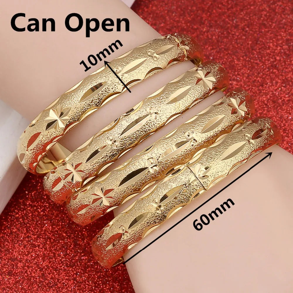 24k Gold Bangle for Women Gold Dubai Bride