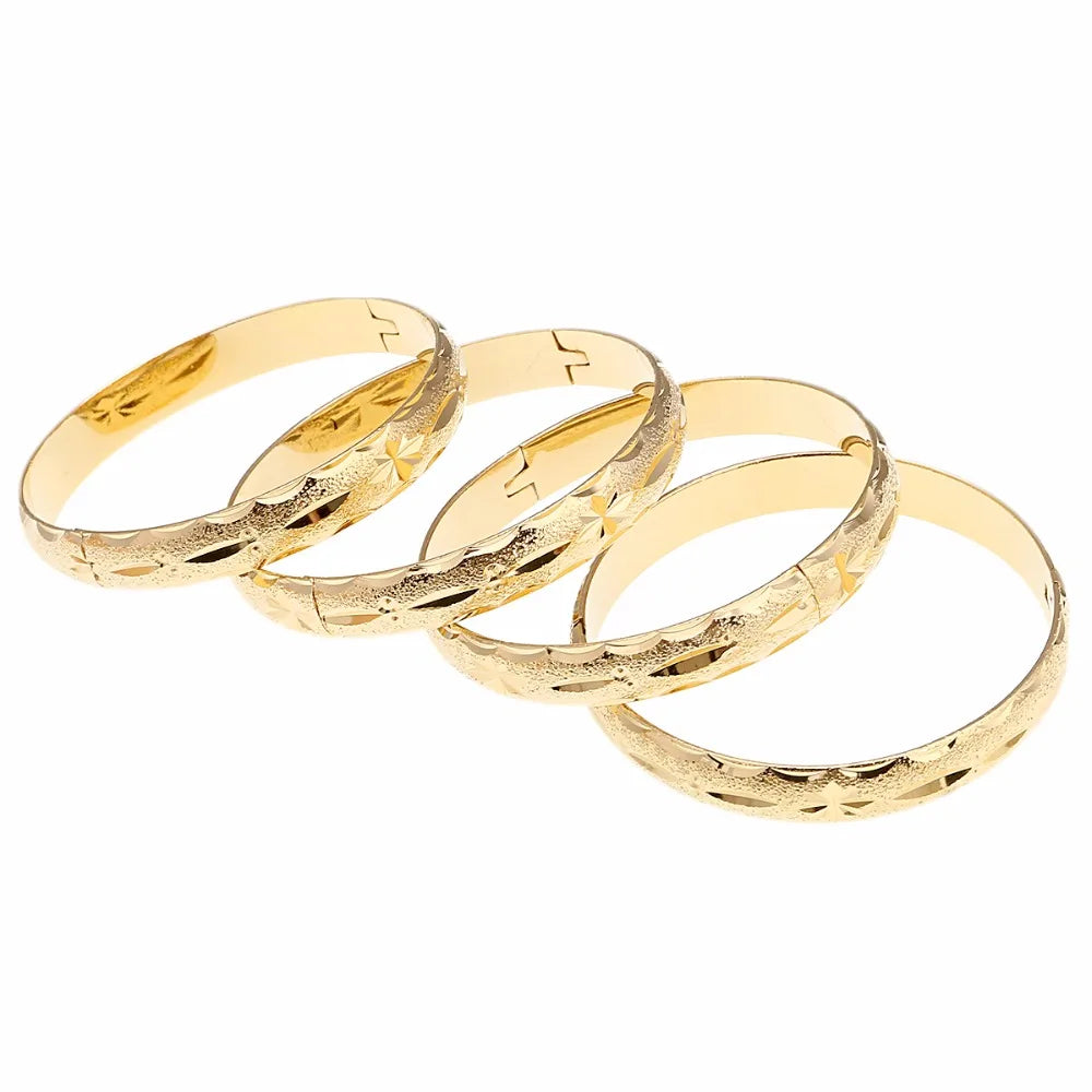 24k Gold Bangle for Women Gold Dubai Bride