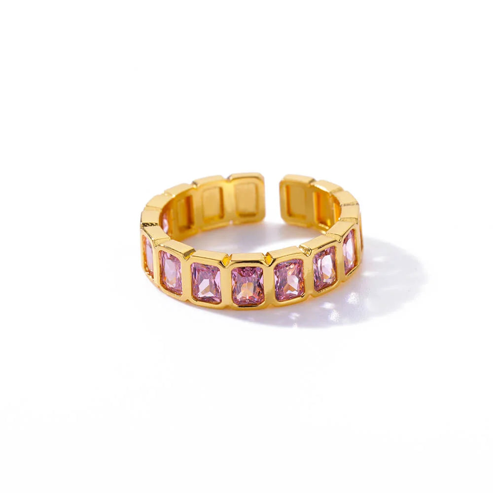 316L Stainless Steel Rings for Women Gold Color Women's Ring Male Finger Wedding Luxury Quality Jewelry Accessories 48 Style