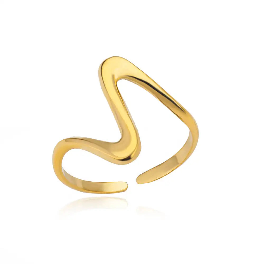 316L Stainless Steel Rings for Women Gold Color Women's Ring Male Finger Wedding Luxury Quality Jewelry Accessories 48 Style