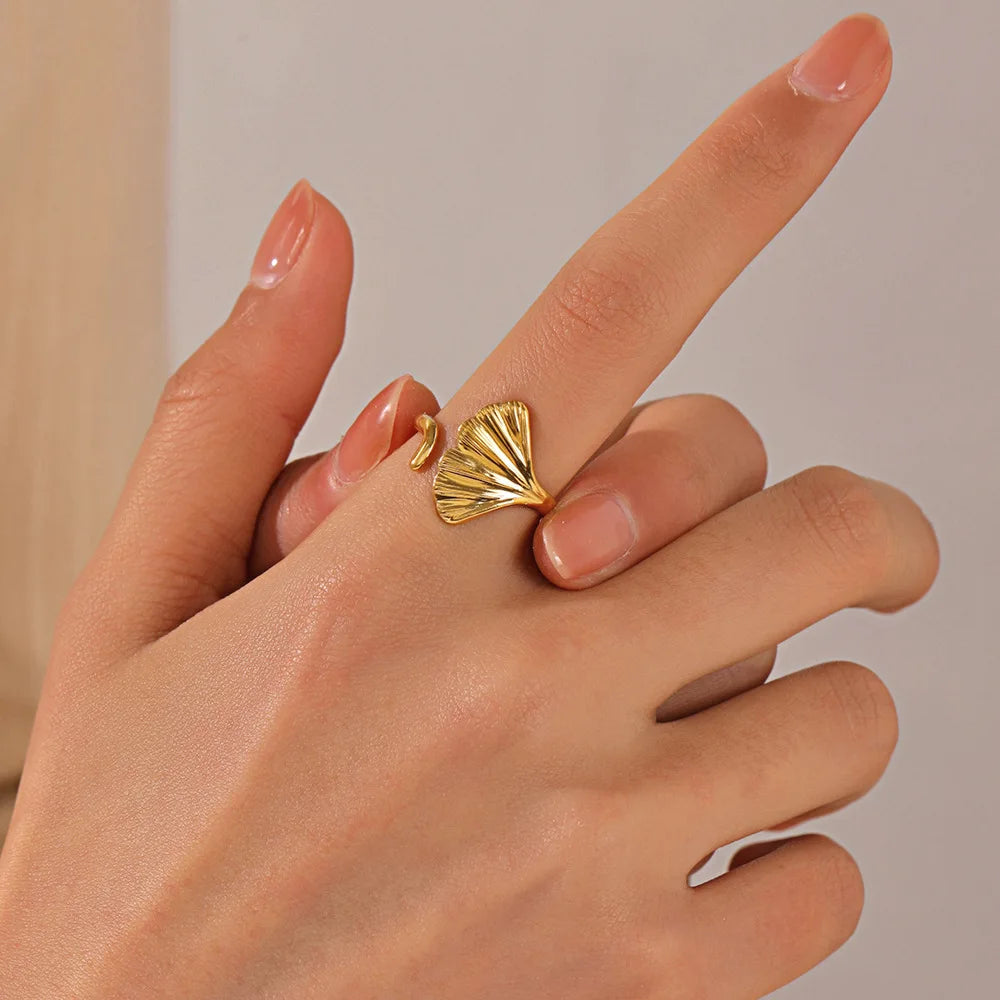 316L Stainless Steel Rings for Women Gold Color Women's Ring Male Finger Wedding Luxury Quality Jewelry Accessories 48 Style