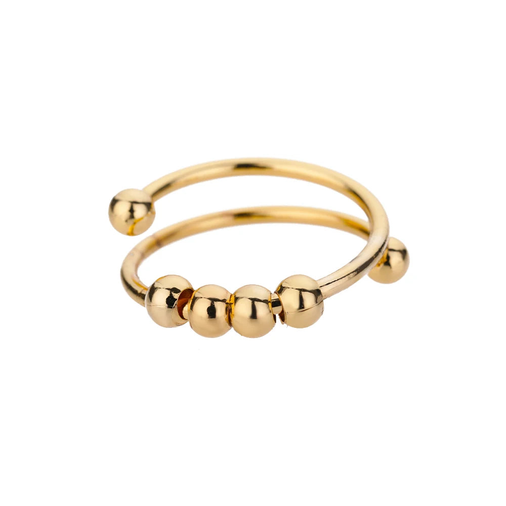 316L Stainless Steel Rings for Women Gold Color Women's Ring Male Finger Wedding Luxury Quality Jewelry Accessories 48 Style